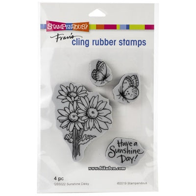 Stampendous - Cling Stamp - Sunshine Daisy