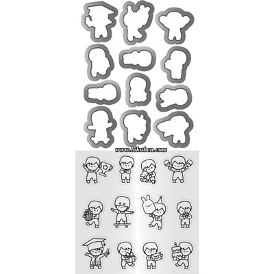 Mama Elephant - Stamp & Die Set - Mini Boy Agenda