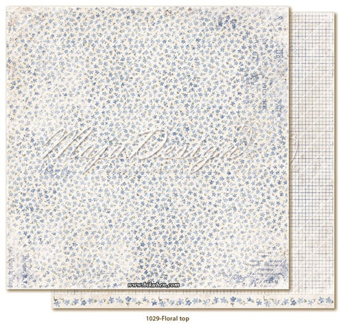 Maja Design - Denim & Girls - Floral top  12 x 12"