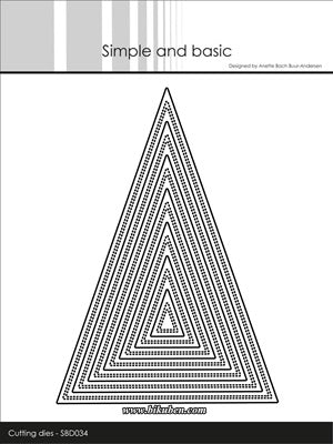 Simple and Basic - Dies - Double Pierced Triangle