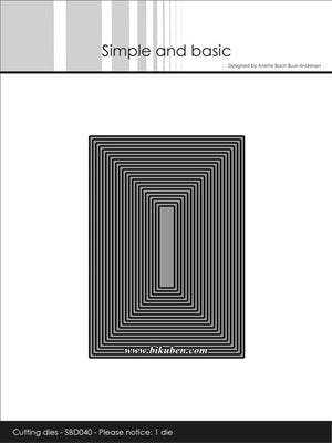 Simple and Basic - Dies - Thin Frames Rectangle