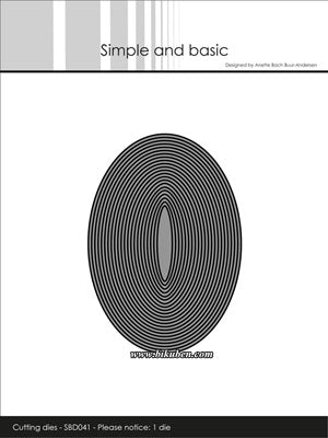 Simple and Basic - Dies - Thin Frames Oval
