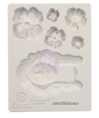 Prima - Vintage Art Decor Mould - Flower Queen