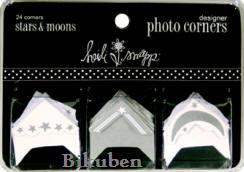 Heidi Swapp: Large Photo Corners   STARS & MOONS