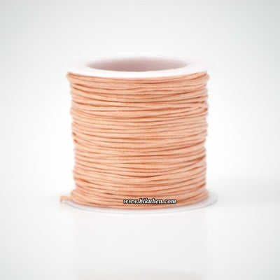 Kort & Godt - Vokset Bomullstråd - Rull - Fersken