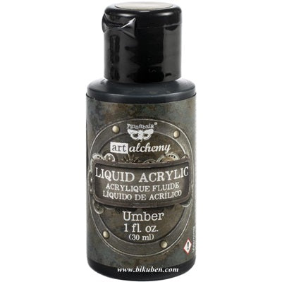 Art Alchemy By Finnabair - Liquid Acrylic - Umber