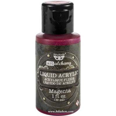 Art Alchemy By Finnabair - Liquid Acrylic - Magenta