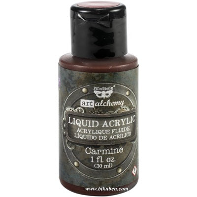 Art Alchemy By Finnabair - Liquid Acrylic - Carmine