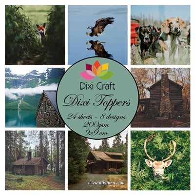 Dixi Craft - Toppers - Outdoors - (9cm x 9cm)