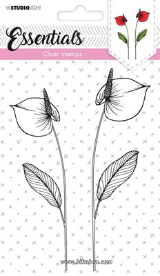 Studiolight Essentials - Clear Stamp - Flamingo flowers