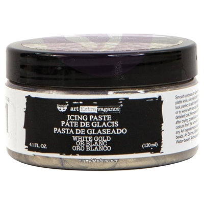 Prima - Art Extravaganza by Finnabair - Icing paste - White Gold