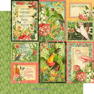 Grapich 45- Lost in Paradise - Horizons 12 x 12"