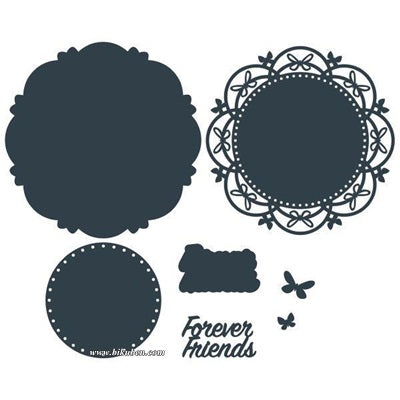 The Paper Boutique - Dies - The Butterfly Ballet - Forever Friends