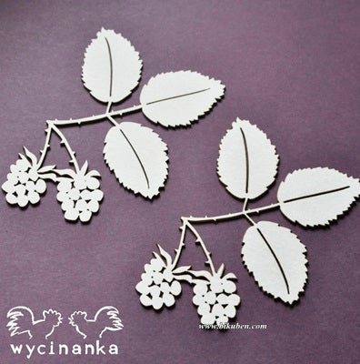Wycinanka - Chipboard - Summer Fruits - Raspberry Decor