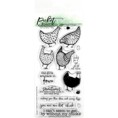 Picket Feance - Clear Stamp - One Hot Chick