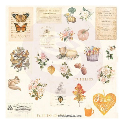 Prima - Autumn Sunset - Die Cuts Ephemera 2