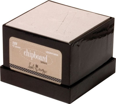 Heidi Swapp: Chipboard RAW uppercase