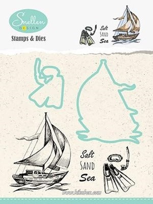 Nellie Snellen - Shape Dies & Clear Stamp - Boat