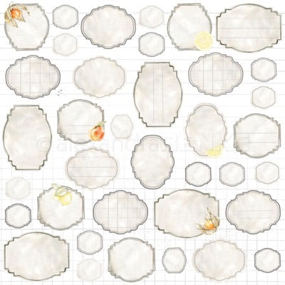 Alexandra Renke - Card Sheet - Jam Labels 12x12"