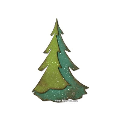 Sizzix - Tim Holtz Alterations - Bigz Die - Layered Pine