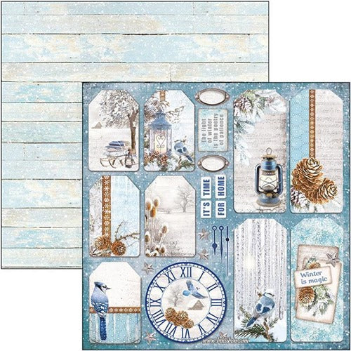 Ciao Bella - Time for home - Winter Tags 12 x 12"