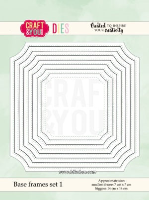Craft & You - Cutting Dies - Base frames set 1