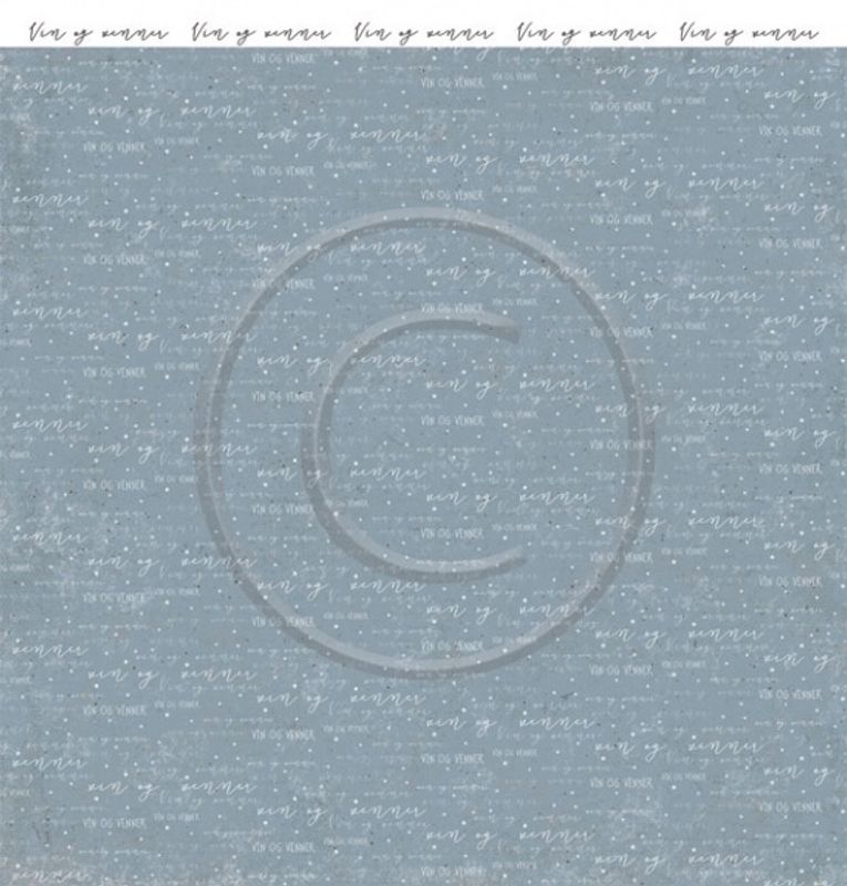 Papirdesign - Vin og Venner - Temperert 12x12"