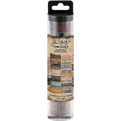 Tim Holtz - Idea-Ology - Collage Paper - Halloween 2019