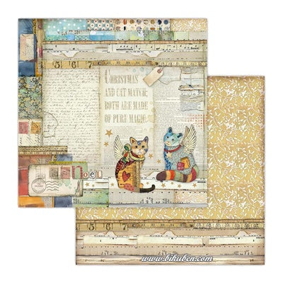 Stamperia  - Make a Wish - Cats   12x 12"