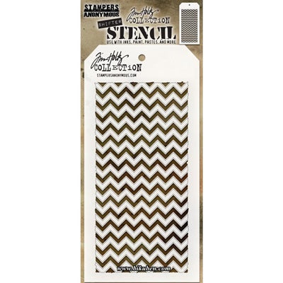 Tim Holtz - Layering Stencil - Shifter Chevron