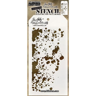 Tim Holtz - Layered Stencil - Grime