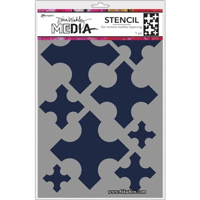 Dina Wakley Media - Stencils - Large Medieval Crosses