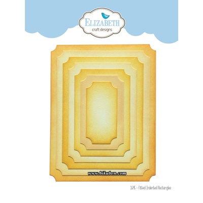 Elizabeth Craft Designs - Dies - Fitted Indented Rectangles