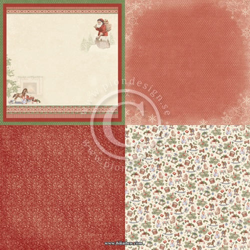 Pion Design - A Christmas to Remember - Santa has come -  6 x 6 tum -12 x 12"