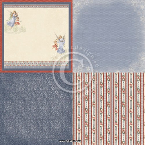 Pion Design - A Christmas to Remember - Angel choir - 6 x 6 tum -12 x 12"