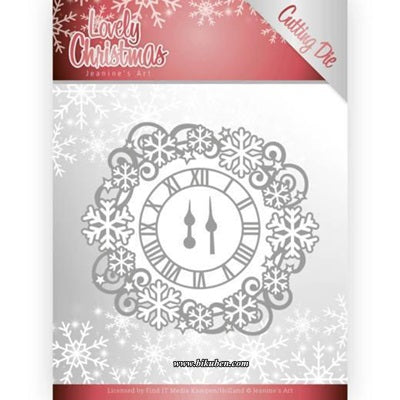 Jeanine Art - Dies - Lovely Christmas - Clock Frame