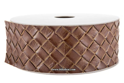 Bånd - Lær - Naturbrun - METERSVIS