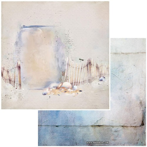 49 & Market - Seaside - Sea Cottage   12 x 12"
