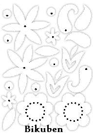 Heidi Swapp: Chipboard Flowers, White  Glossy