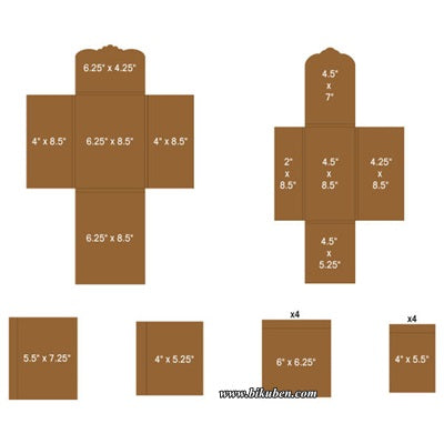 Heartfelt Creations - Pockets and Flip Inserts E - Kraft
