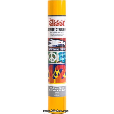Siser - Heat Transfer Vinyl - Easyweed Stretch HTV - Yellow 12"