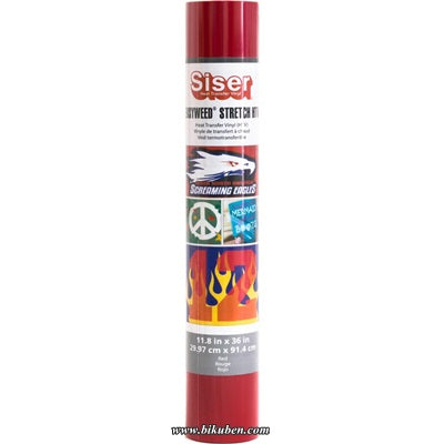 Siser - Heat Transfer Vinyl - Easyweed Stretch HTV - Red 12"