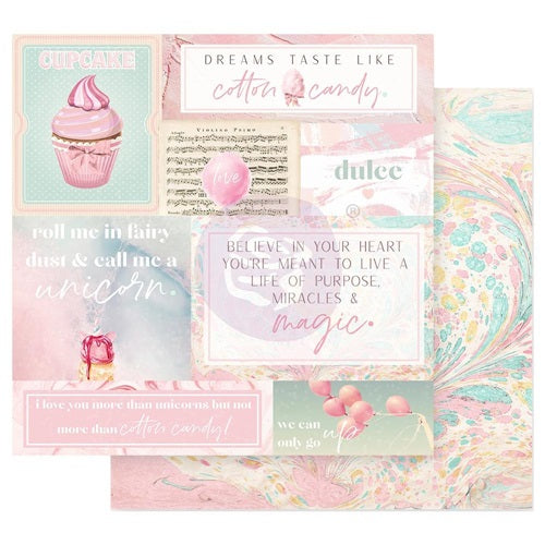 Prima - Dulce - Fairy Dust -  Paper    12 x 12"