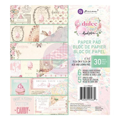 Prima - Dulce - Paper Pad    6 x 6"