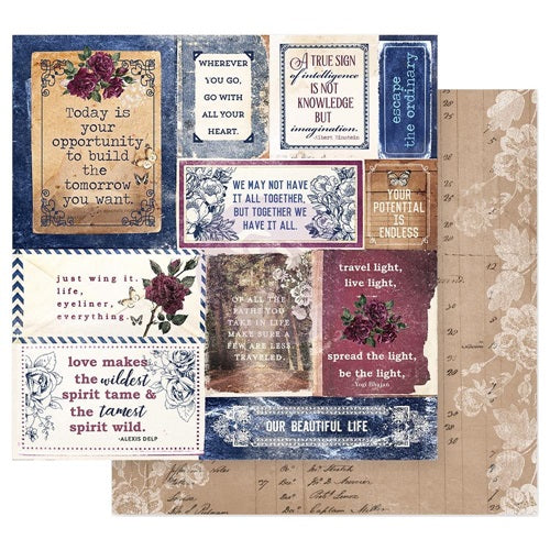 Prima - Darcelle - The biggest step of your life - Paper  12 x 12"