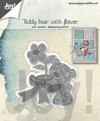 Joy! Craft - Dies -  Teddybear with flower