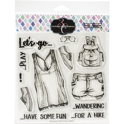 Colorado Craft Company - Clear Stamp - Lets Go