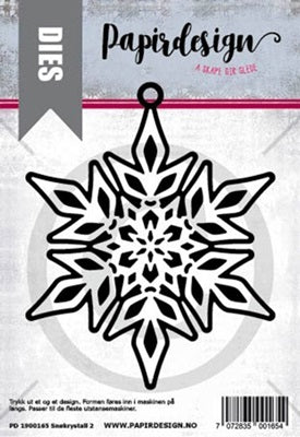 Papirdesign - Dies - Snøkrystall