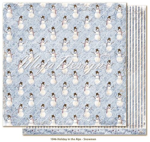Maja Design - Holiday in the Alps - Snowmen 12 x 12"