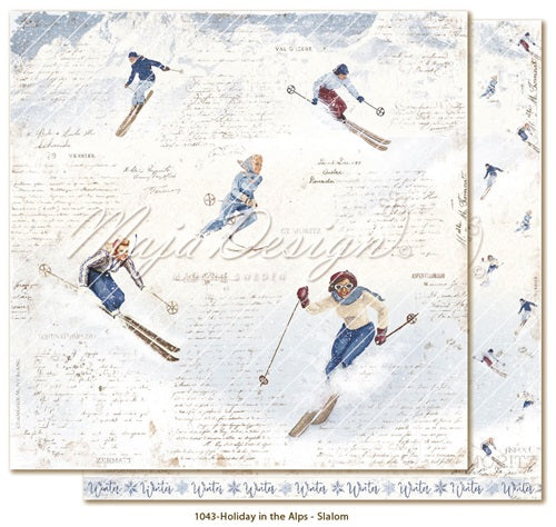 Maja Design - Holiday in the Alps - Slalom   12 x 12"
